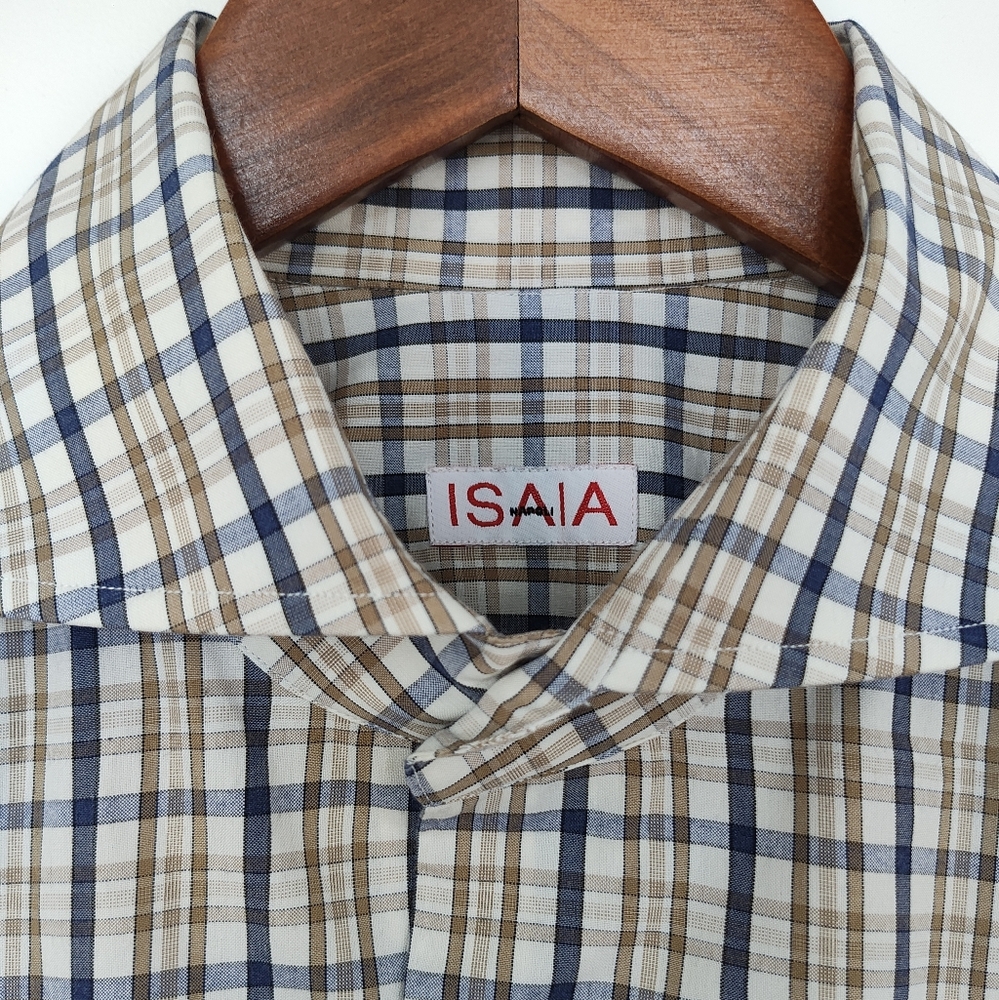 ISAIA Luxury Checkered Shirt